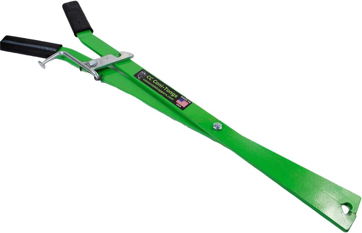 Coon Creek Coni Tongs Self Locking Body Grip Trap Setter USA