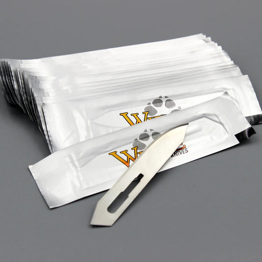 Wiebe Wicked-Sharp 3" Replacement Blades Pack Of 12 Also fit Gerber and Havalon Scalpel Knives