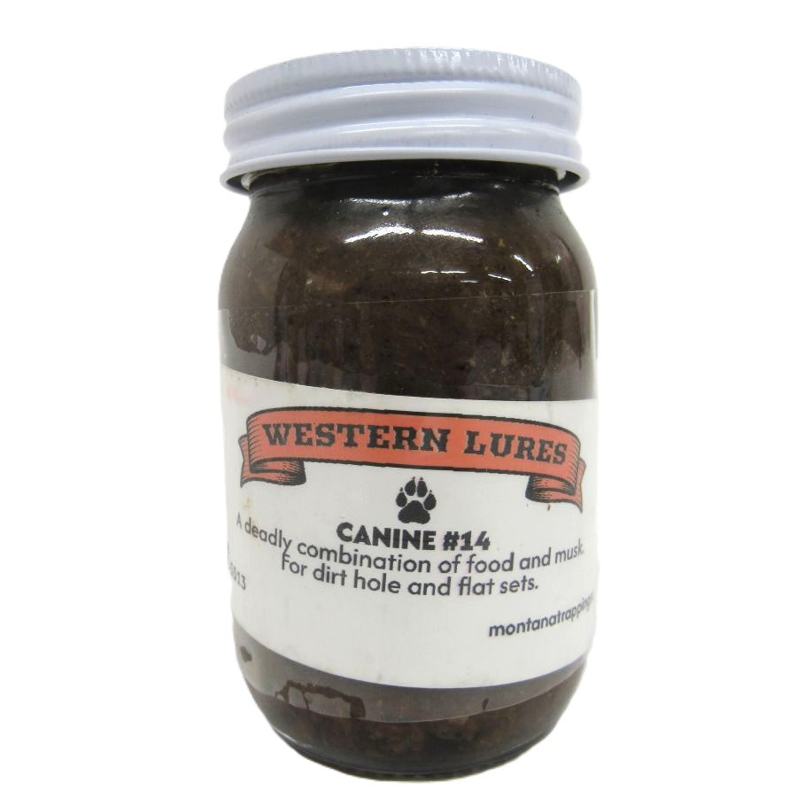 Canine 14 Lure Western Lures 4oz Jar