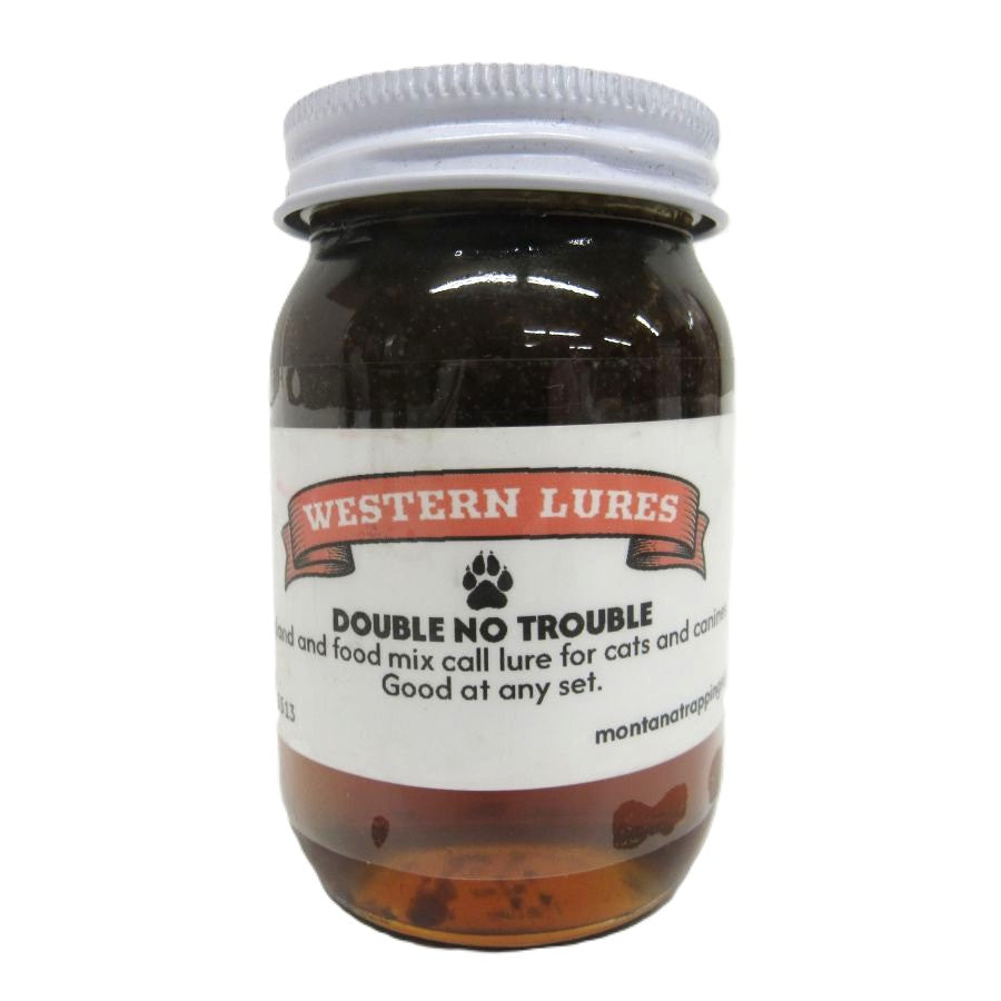 Double No Trouble Predator Lure Western Lures 4 oz Jar