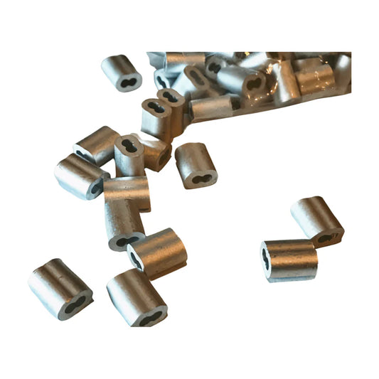 Aluminum Double Ferrules 100 Pack