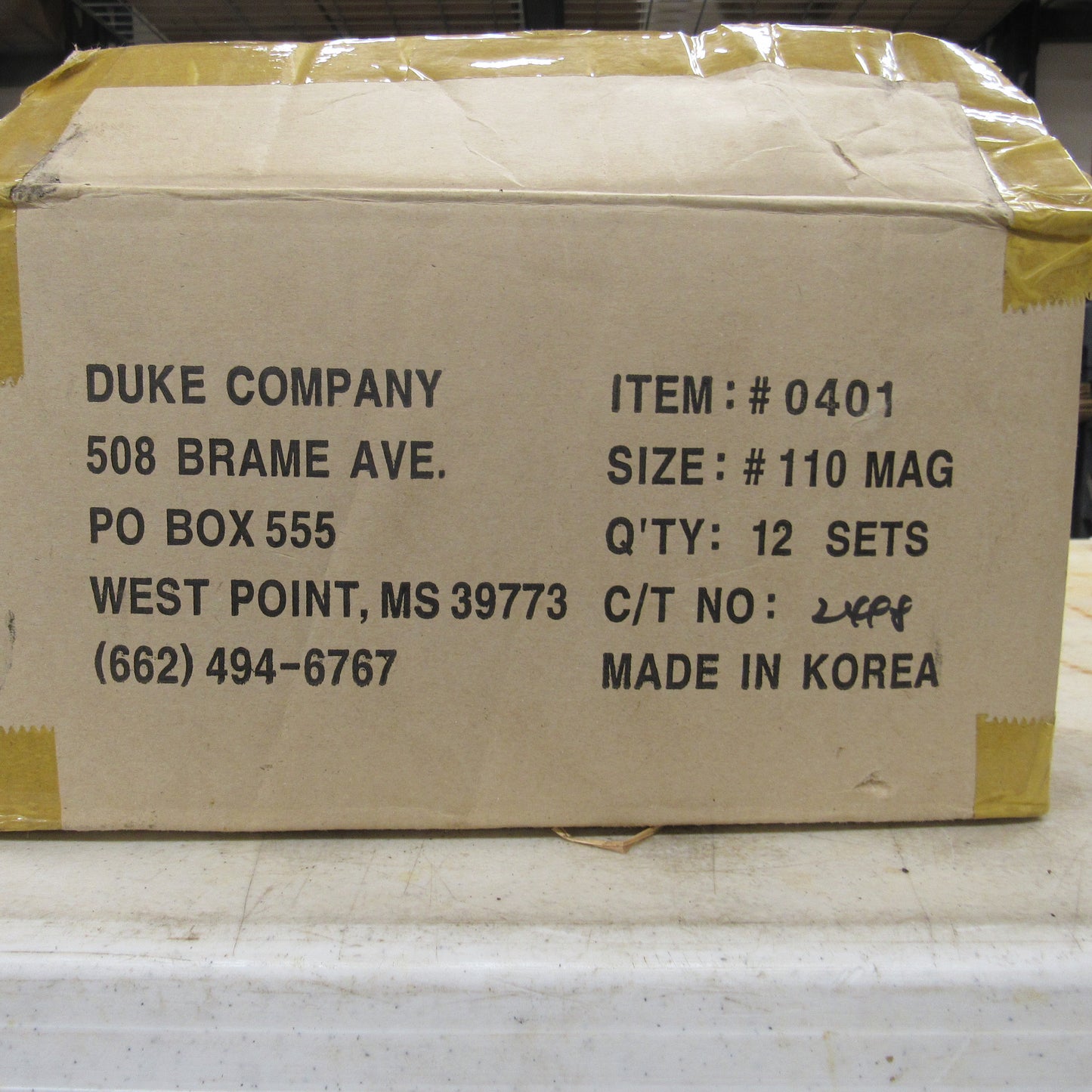 12 Duke 110 New with Surface Rust