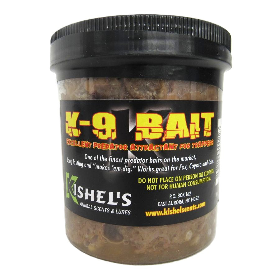 K-9 Bait Coyote Fox and Cat Kishel's Lures - 16oz Jar