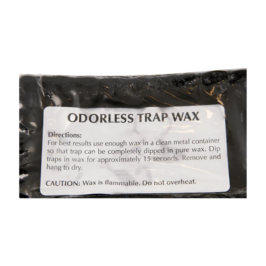 1 Pound Blocks Black Odorless Trap Wax