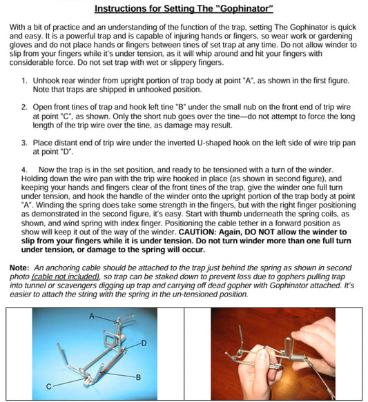 The Gophinator – Heavy-Duty Gopher Trap Nuisance Control