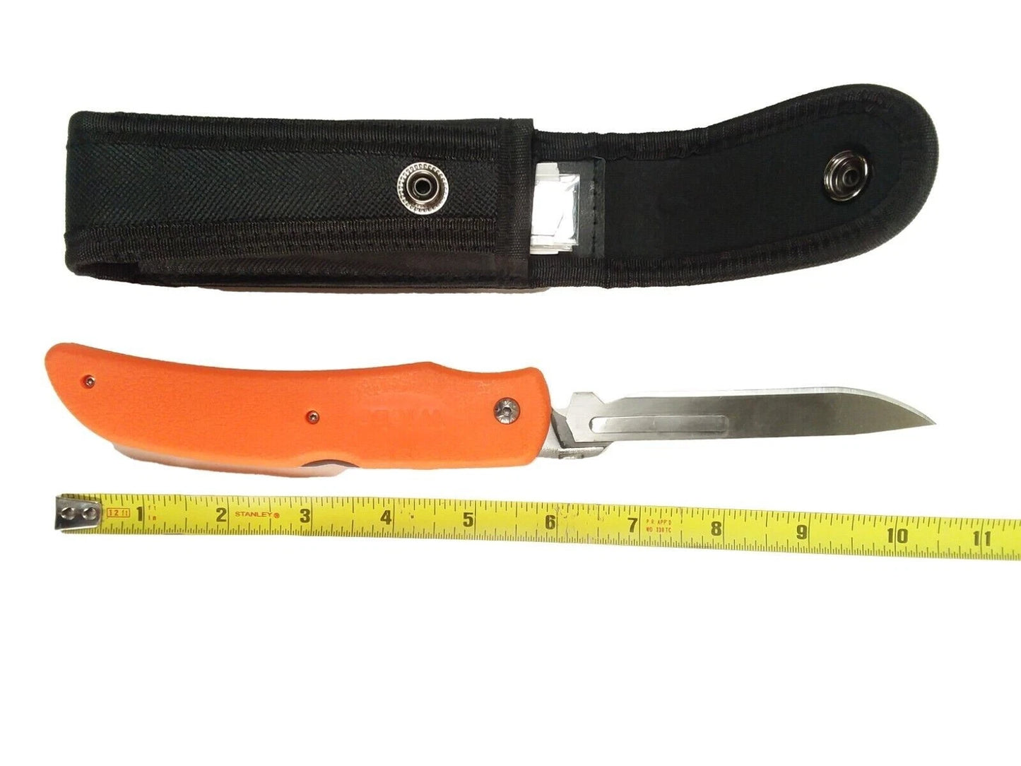 Wiebe Knives Tala Scalpel Lock Folding Knife Stainless Steel Blade Rubber Handle