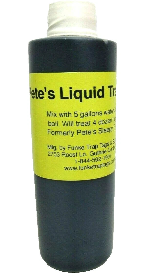 Pete's Sleepy Creek Concentrated Liquid Trap Dye 8 oz Bottle