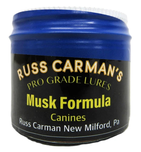 Musk Formula Canine Lure - Carman's Pro Grade Lures 2 oz Jar