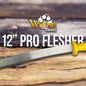 Wiebe Pro 12" Double Edge Fleshing Knife