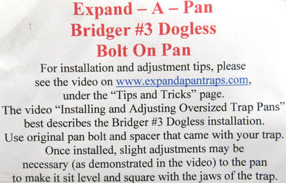 Expand-A-Pan for Coilsprings Bolt On or Weld On Choose Size