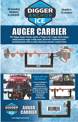 Digger Anchor Ice Auger Carrier Original Genuine Digger