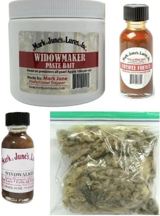 Mark June Predator Trappers Kit Bait Lure Wool K-49