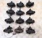 12 Used Blake and Lamb 1 - 1/2 Coilspring Traps With Anchors - Great Mink Trap