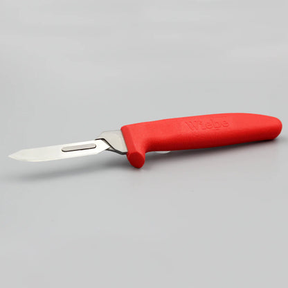 Wiebe Boss Dog Fixed Blade Scalpel Knife With 24 Extra Replacement Blades