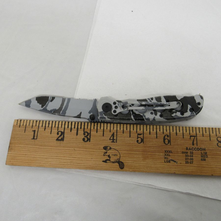 Used Boker Plus Camo Defender Folding Knife (Model 01BO119 / TK118)