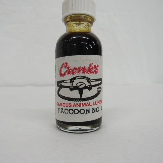 Cronk's Famous Animal Lures Racoon #2 1 oz Glass Bottle