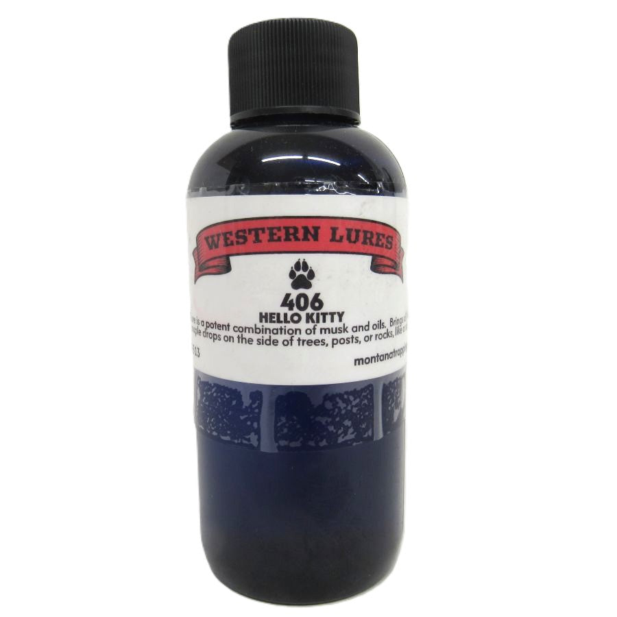 Hello Kitty Liquid Cat Lure Western Lures 4oz Jar