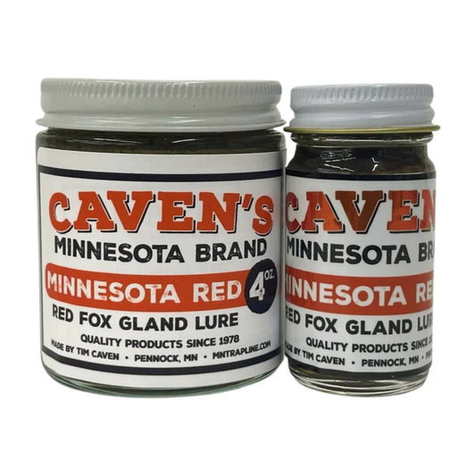 Caven's Minnesota Red - Red Fox Gland Lure 1 or 4 ounce Bottle