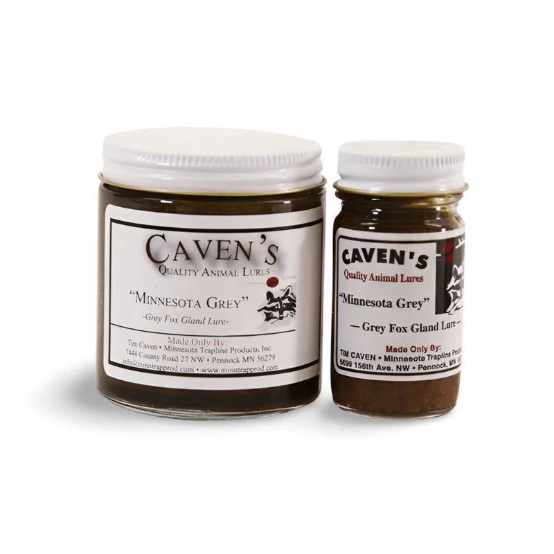 Minnesota Grey - Grey Fox Gland Caven's Lures 1 or 4 ounce Jar
