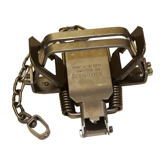 Bridger #2 Dogless 4-Coil (offset jaw) Traps