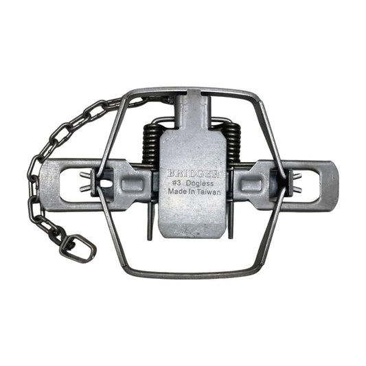 6 Bridger #3 Dogless Offset 2 coil Animal Trap Trapping Supplies 6 Traps