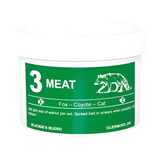 Blackie's Blend 3 Meat - Fox Coyote Cat Bait - 8 Ounce