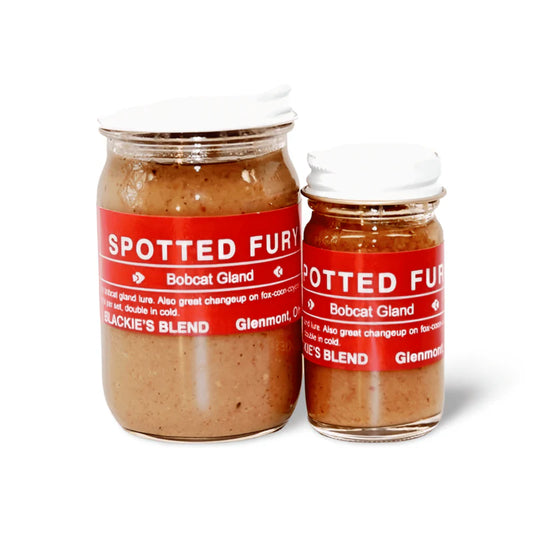 Spotted Fury Bobcat Gland Lure Blackies Blend