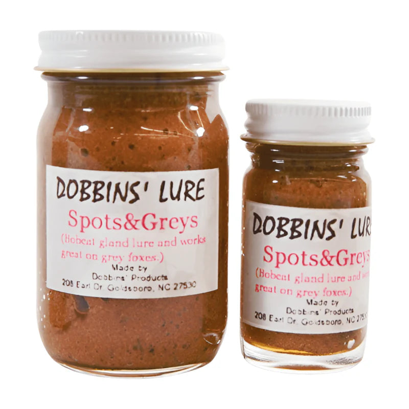 Spots and Greys Lure - Bobcat Gland - Dobbins Lures