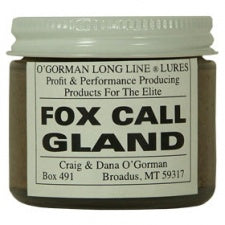 Red Fox Call Gland Lure - O'Gormans Lures - 2 Ounce Jar
