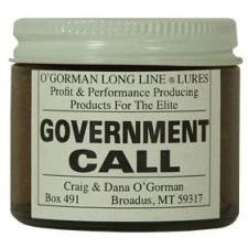 Government Call - Predator Lure - O'Gormans Lures - 2 Ounce Jar