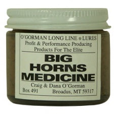Big Horns Medicine - Canine Lure - O'Gormans Lures - 2 Ounce Jar