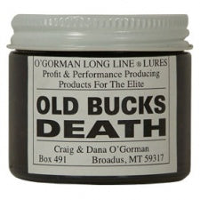 Old Bucks Death - Mink Lure - O'Gormans Lures - 2 Ounce Jar