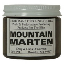 Mountain Marten Call - O'Gormans Lures - 2 Ounce Jar