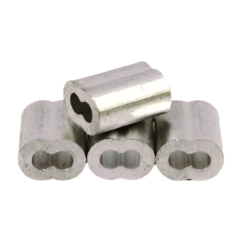 Aluminum Double Ferrules 100 Pack