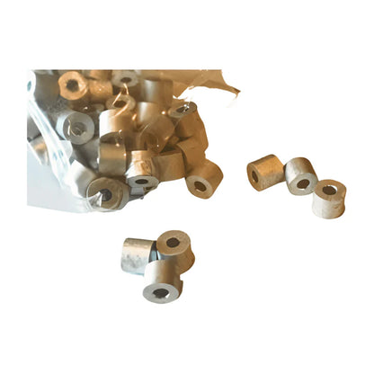 Aluminum Cable End Stop Buttons 100 Pack