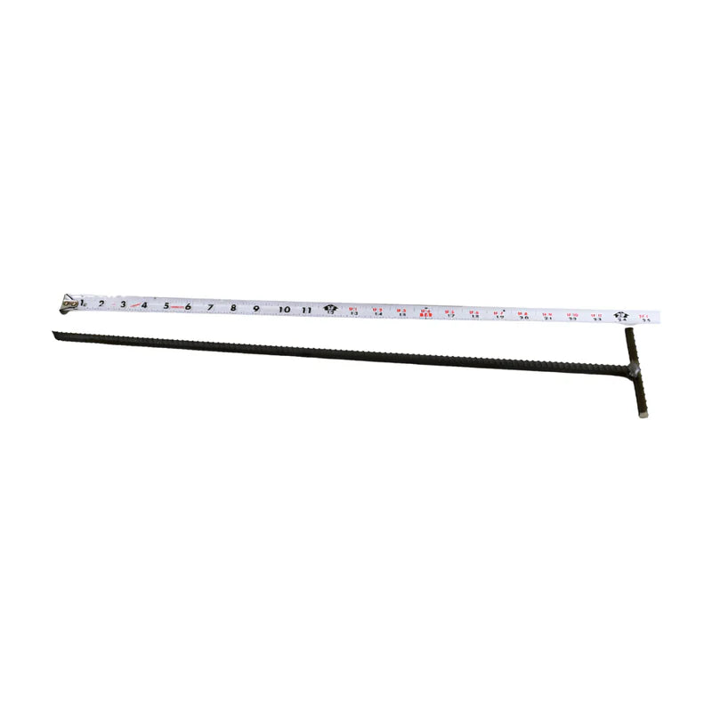 24" x 3/8" T-Bar Rebar Anchor Stakes - 1 dozen