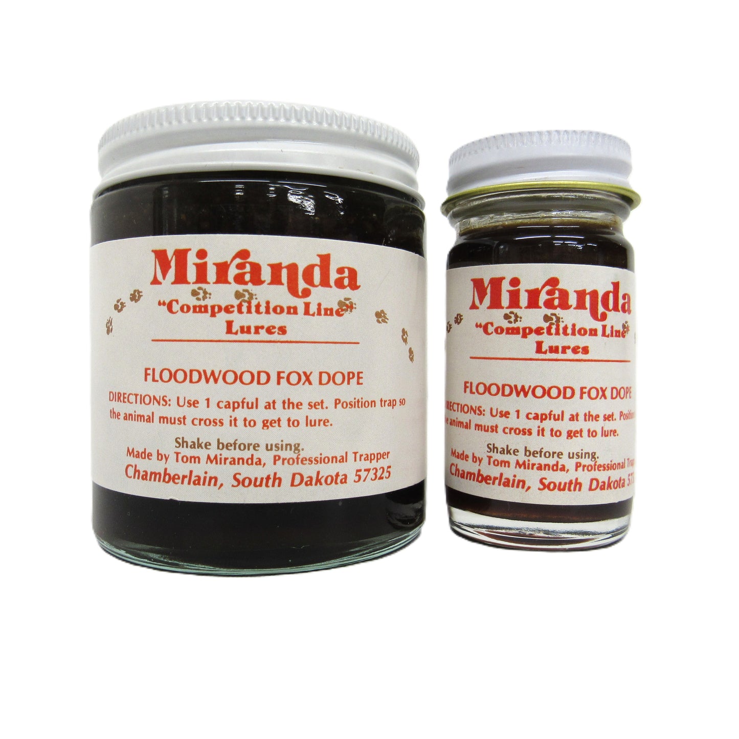 Floodwood Fox Dope - Tom Miranda's Lures