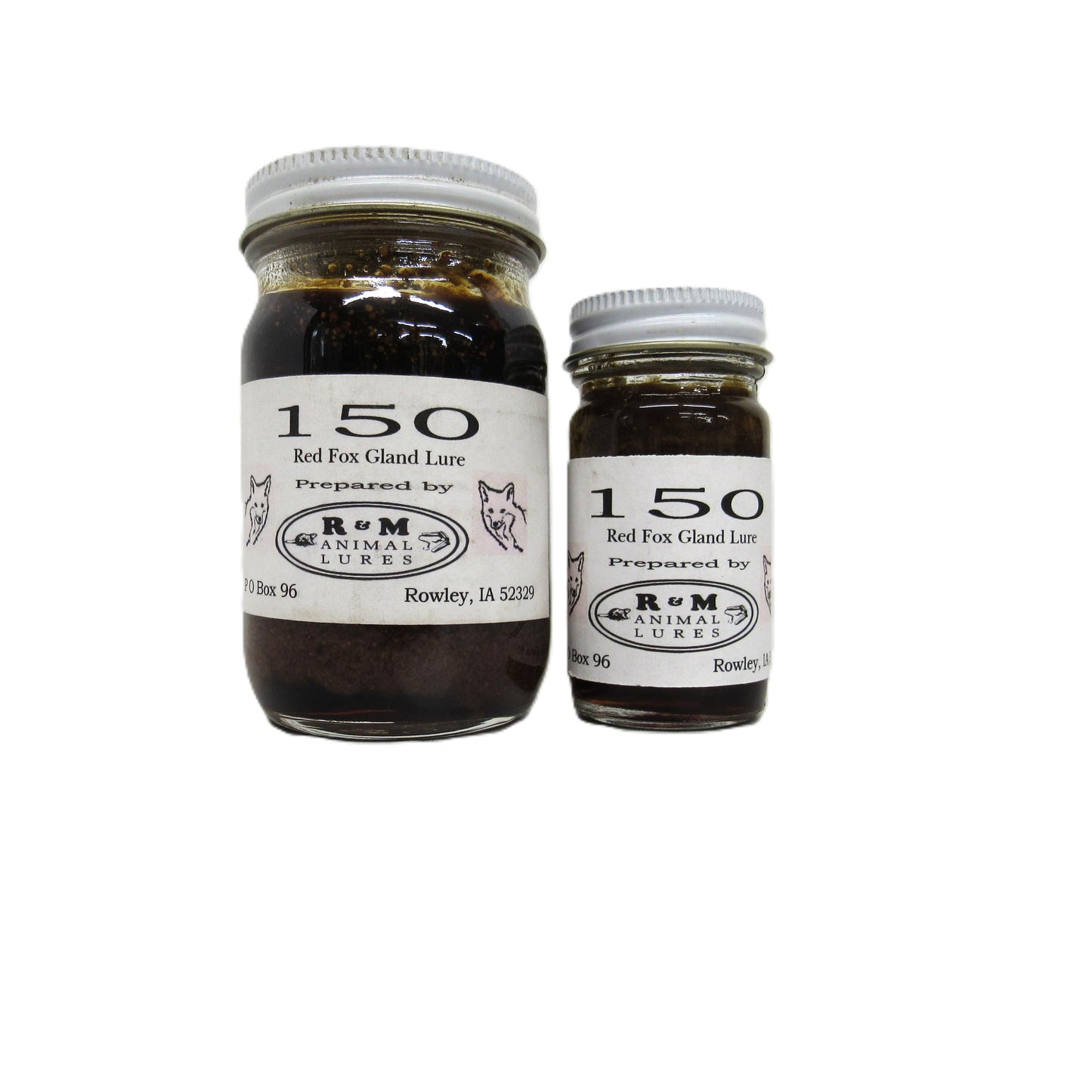 #150 Red Fox Gland 1 or 4 Ounce Bottle- R&M Lures