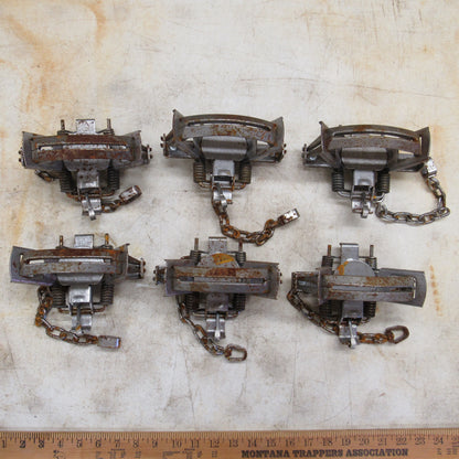5 New with Surface Rust MB 550 4 Coil Offset Traps