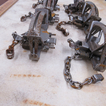 5 New with Surface Rust MB 550 4 Coil Offset Traps