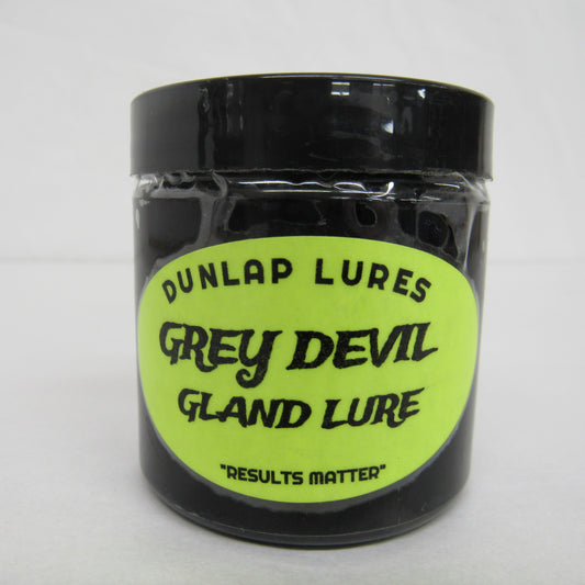 Grey Devil Fox Gland Lure Dunlap Lures 4oz