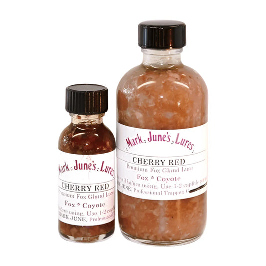 Cherry Red Fox Gland Lure - Mark June's Lures