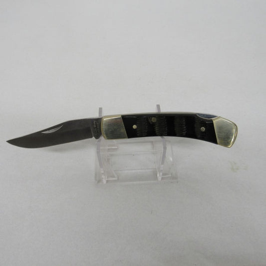 Used Schrade Uncle Henry "Bear Paw" LB7 Lock back folding pocketknife.