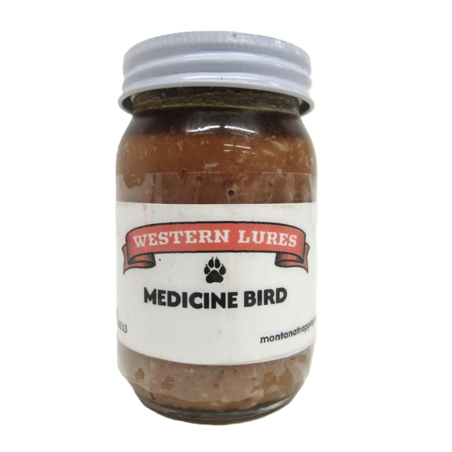 Medicine Bird Canine Lure Western Lures 4 oz Jar