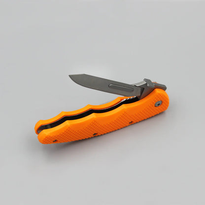 Wiebe Monarch Skinning Knife Wicked Sharp Folding Scalpel Blade 3 Extra Blades