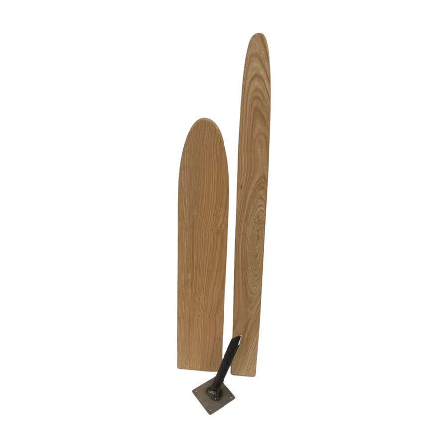 Mink / Muskrat Fleshing Beam with Support - Station Fur Handling