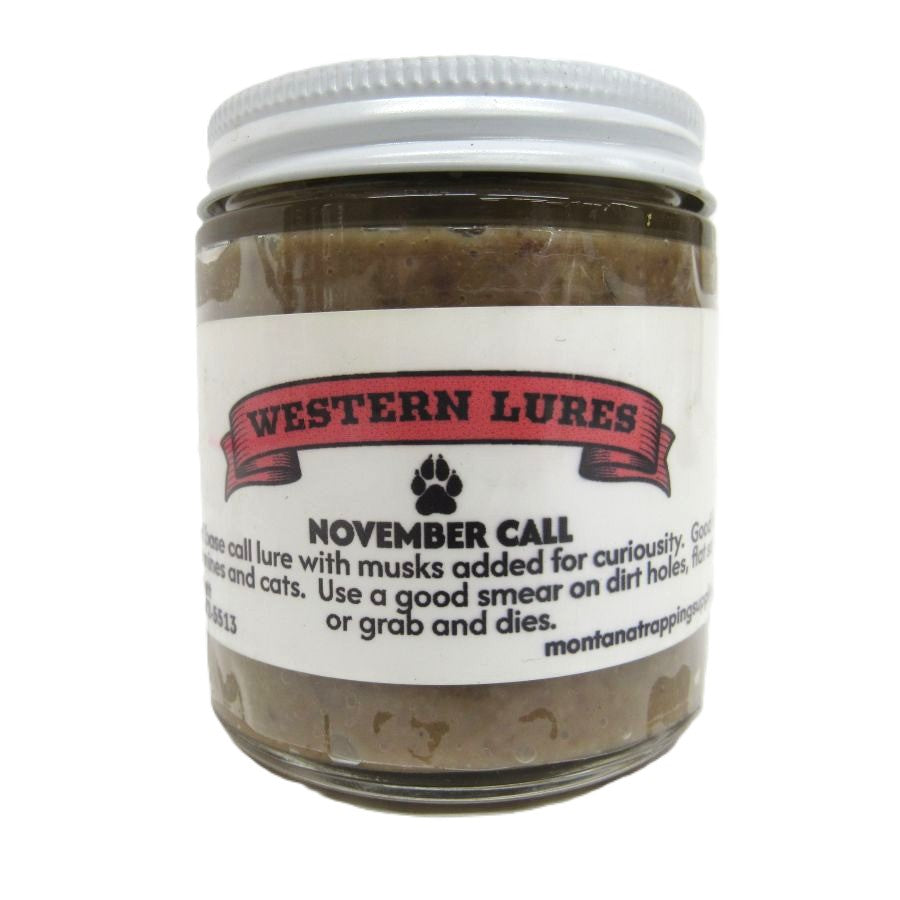 November Call Predator Lure Western Lures 4 oz Jar