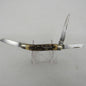 Used Vintage Schrade Uncle Henry Premium Stockman folding pocketknife (Model 897UH).