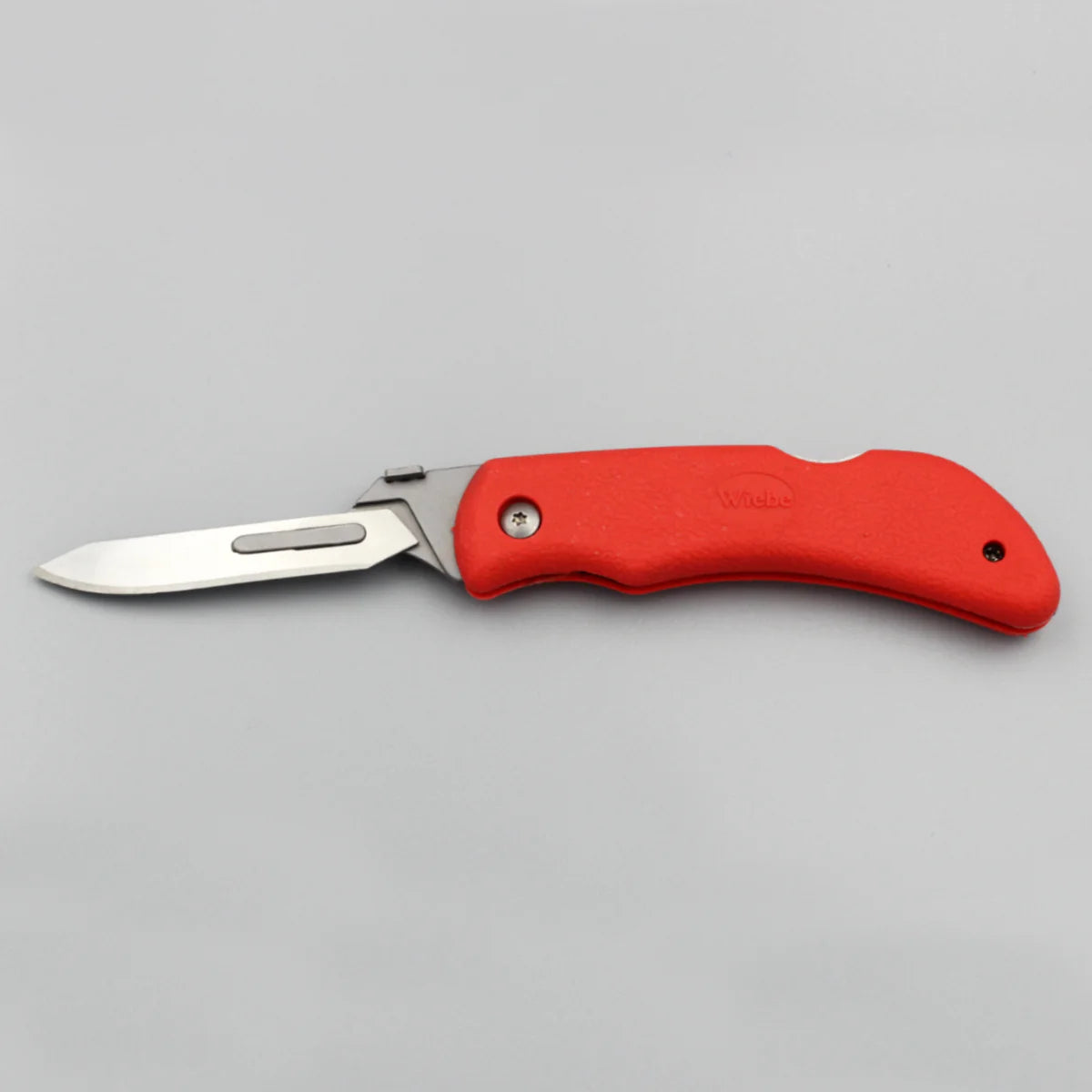 Wiebe Red Fox Skinning Folding  Knife With 24 Extra Blades
