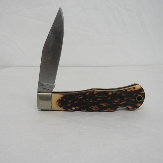 Used 990 Remington UMC "The Tracker" Lock back Bullet Knife (Model R1306)